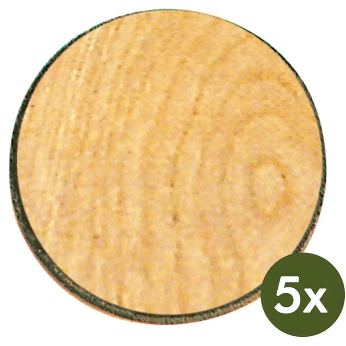 Ronde Jachtbadge Akah (x5)