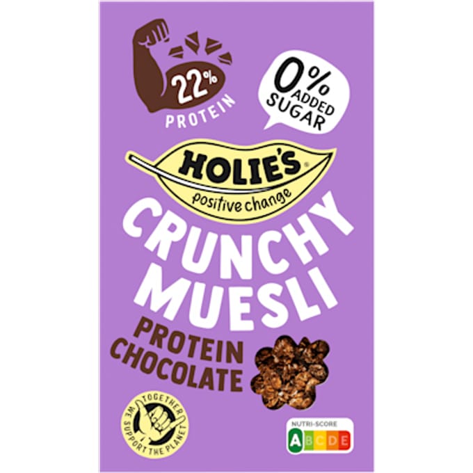 Crunchy muesli protein chocolate