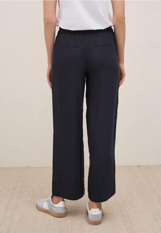 Wide Legs gestructureerde broek