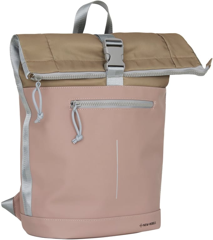 Ferron New York Rolltop Rugzak 16L Oud Roze