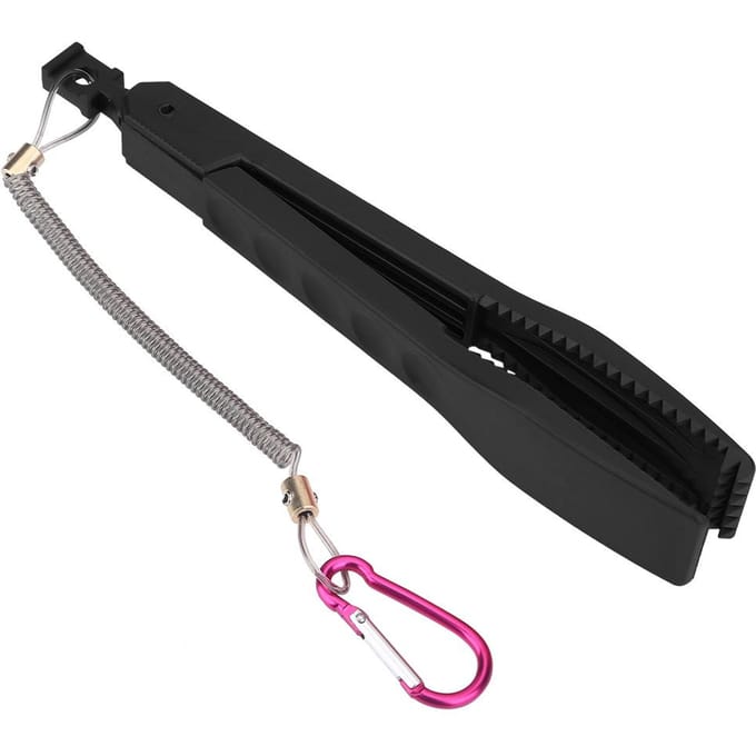Draagbare Plastic Vishaak Grijper Vis Controller Aanspannende Klem Grip VisAccessoire Zwart black