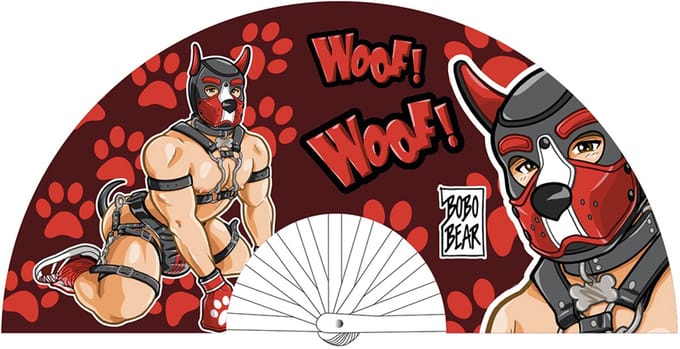 M PROUD PUPPY ROUGE Pride Fan