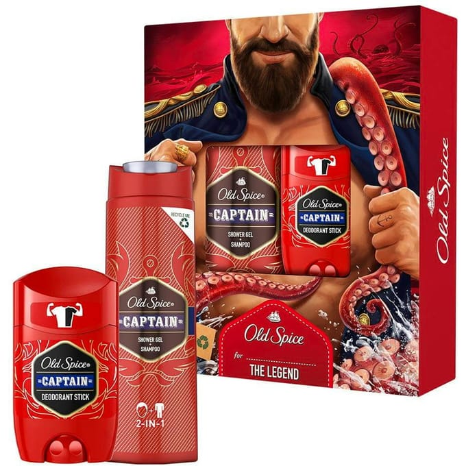 Old Spice Captain Gift Set 50 ml + 250 ml