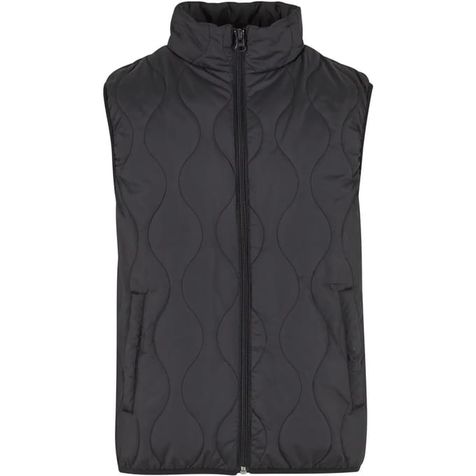 Urban Classics Mens Super Light Bubble Vest Vest zwart S Polyester - Basics
