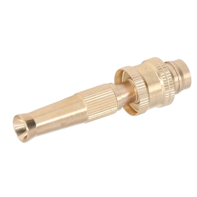 Waterslangspuit G1/2 Binnendraad Hoge Drukbestendig 15mm Uitlaatdiameter Verstelbaar beige