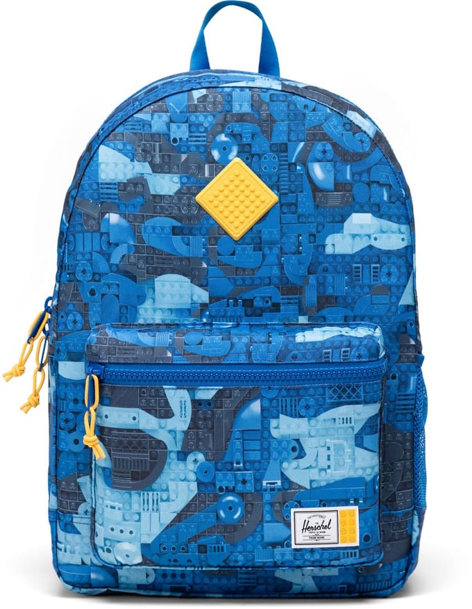 LEGO Herschel Heritage Youth Backpack - Abstract Bricks Blue