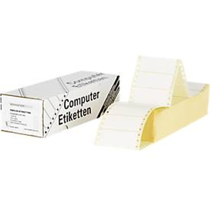 Schäfer Shop Select Ketting-etiketten, 1 rij, 88,9 x 35,7 mm, 4000 stuks