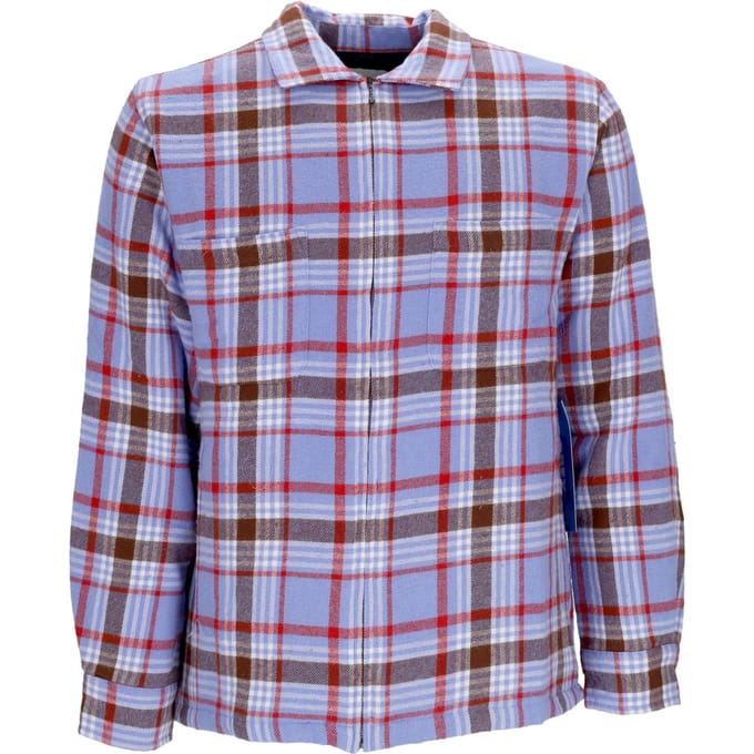 Dom Shirt Jacket Gewatteerd herenshirt Digital Violet Multi