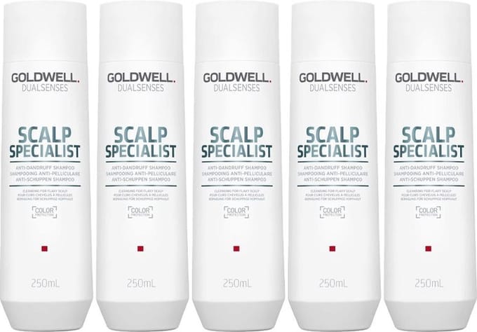 5X Goldwell Dualsenses Scalp Specialist Anti-Dandruff Shampoo 250ml