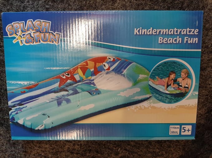 Luchtbed voor kinderen 110 x 60 cm