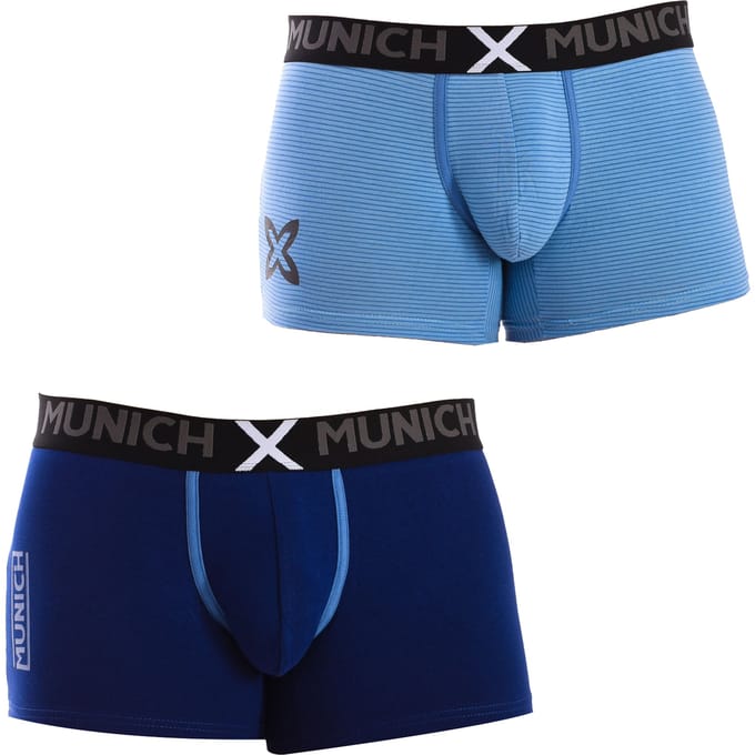 Pack-2 Elastische herenboxershort van katoen MU_DU0280