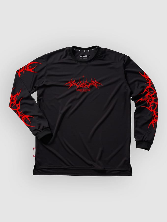 Loose Riders Tribe Long Sleeve Jersey zwart
