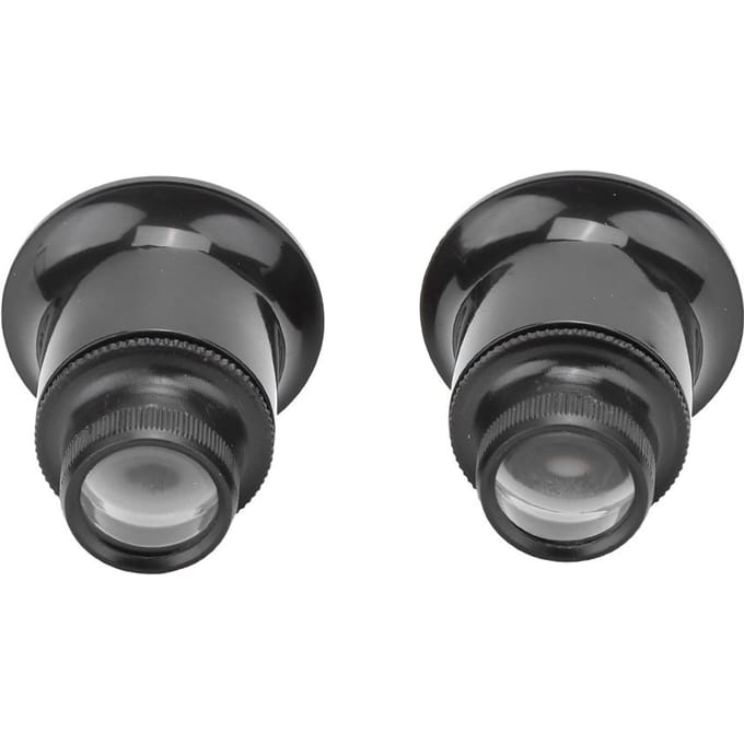 Lot de 2 loupes de réparation d'horlogerie 20X black