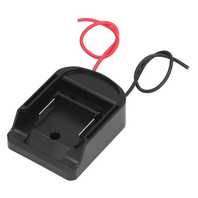 Adaptateur de batterie Convertisseur Station de recharge Connecteur d'alimentation 14AWG avec interrupteur pour bricolage 14,4‑60V Type 1