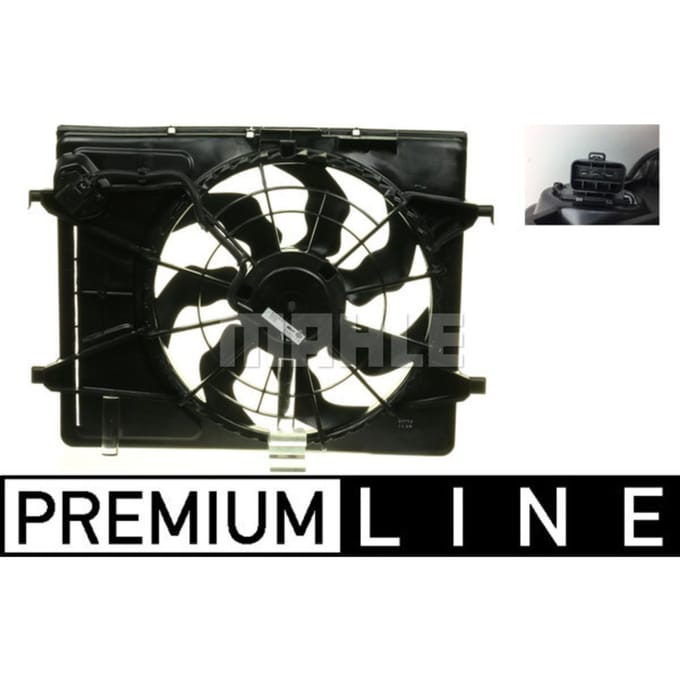 Koelventilatorwiel, motorkoeling MAHLE CFF 266 000P