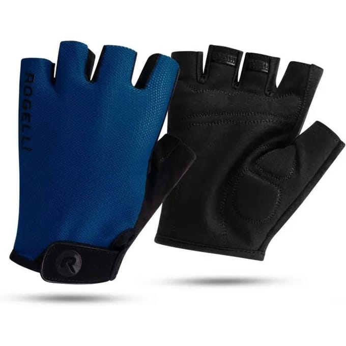 Rogelli Core Kind Fietshandschoenen - Zomer - Korte vinger - Blauw