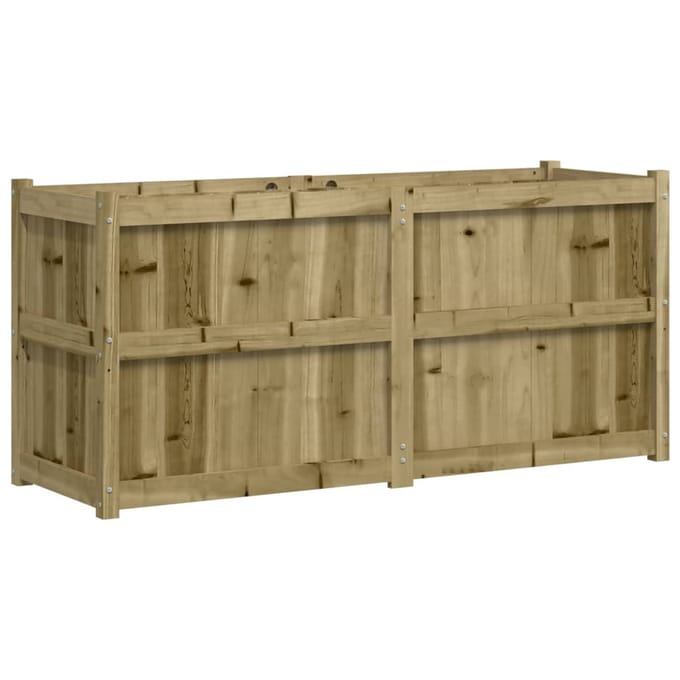 vidaXL - Plantenbak - 150x50x70 - cm - geïmpregneerd - grenenhout