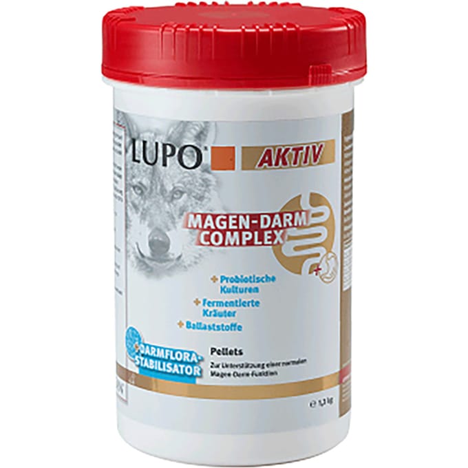 2x1300g Lupo Aktiv Magen-Darm Complex Bijvoer Hond