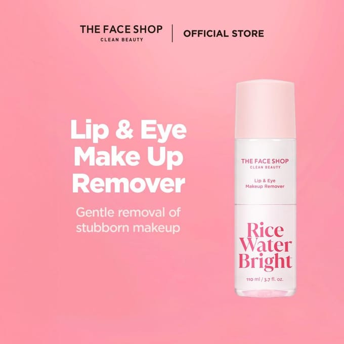 THE FACE SHOP Démaquillant Lèvres et Yeux à l'Eau de Riz 120 ml white
