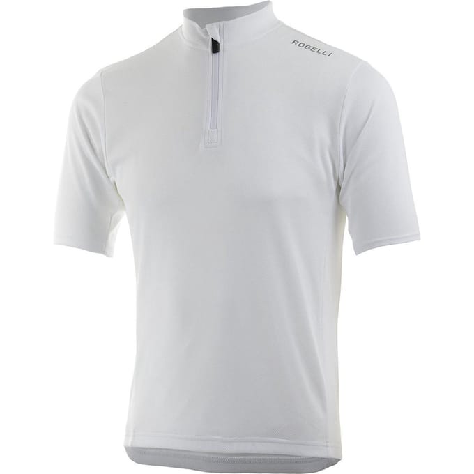Rogelli - Maat 140/152 - Base Fietsshirt - Korte Mouwen - Kids - Wit