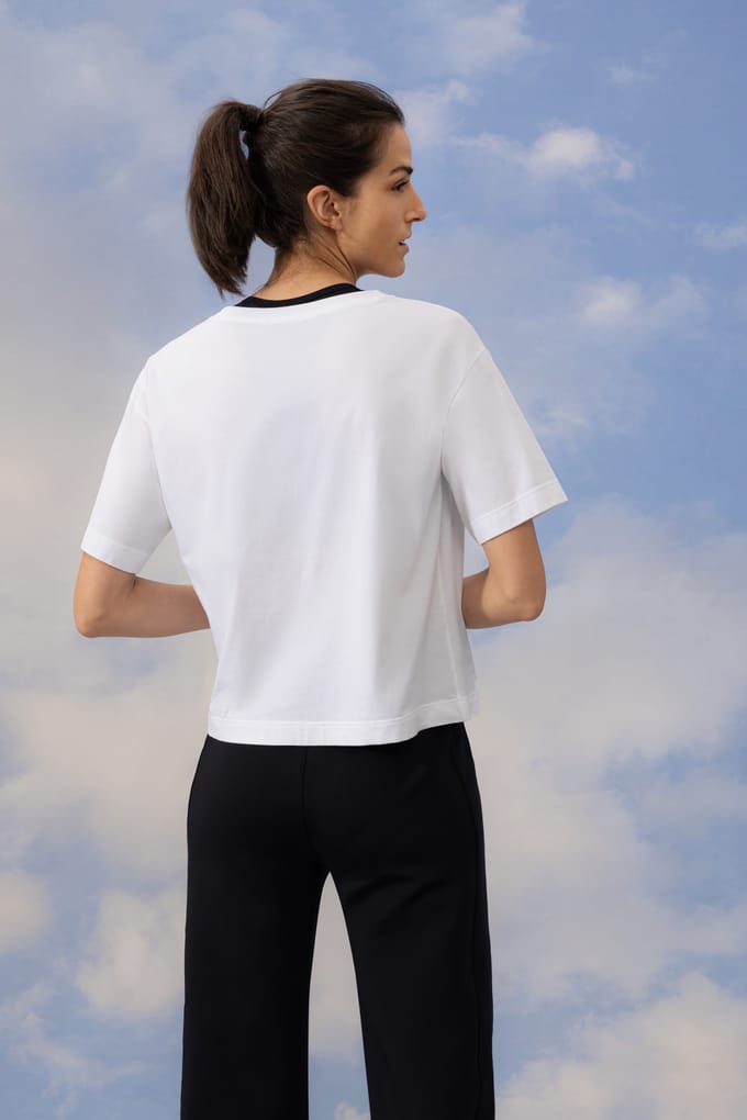 T-shirt Serie Natural Wit