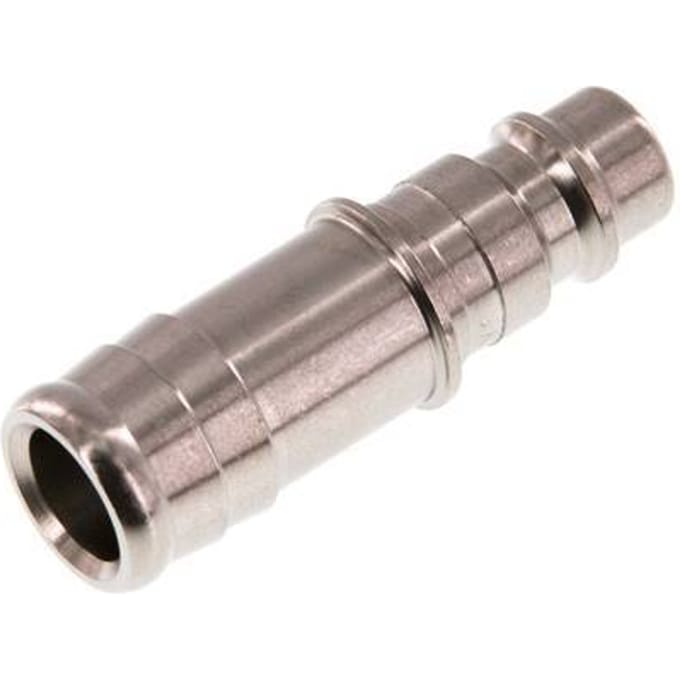 RVS DN 7.2 (Euro) Luchtkoppeling Insteeknippel 13 mm Slangpilaar