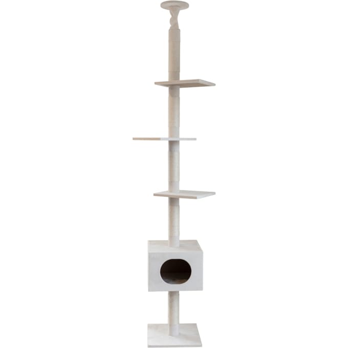Kerbl Pet krabpaal Ferdi, wit - wit