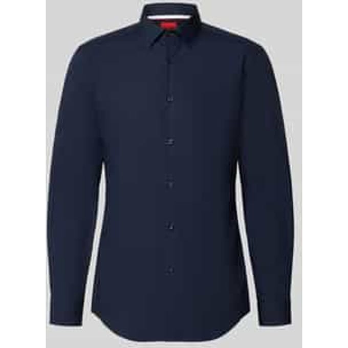 slim fit zakelijk overhemd van puur katoen model 'KOEY'