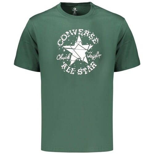 Converse Groene Katoenen Heren T-Shirt