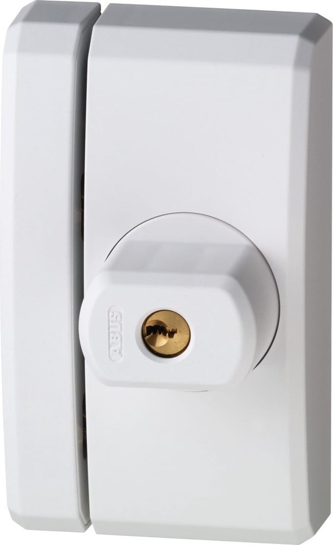 ABUS raamslot | FTS 96 W KA-AL126 | wit | gelijksluitend