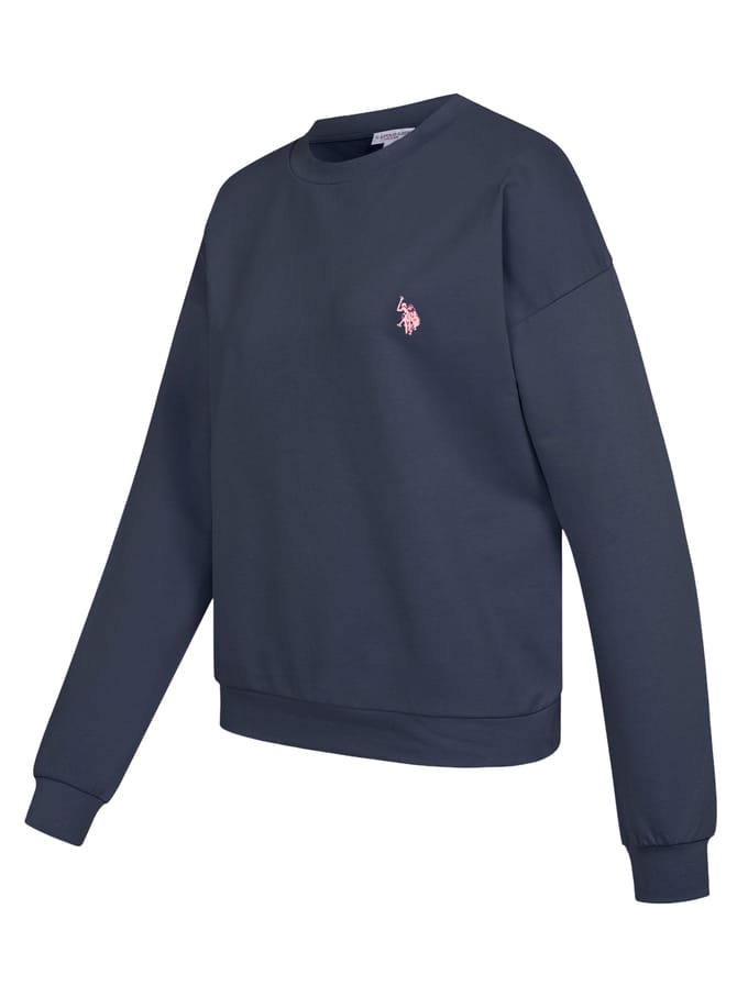 U.S. Polo Assn. dames sweatshirt van katoen met stretch