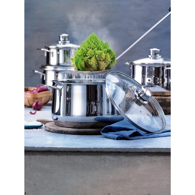 WMF Diadem Plus Kookpan Hoog  - Ø 16 cm - RVS