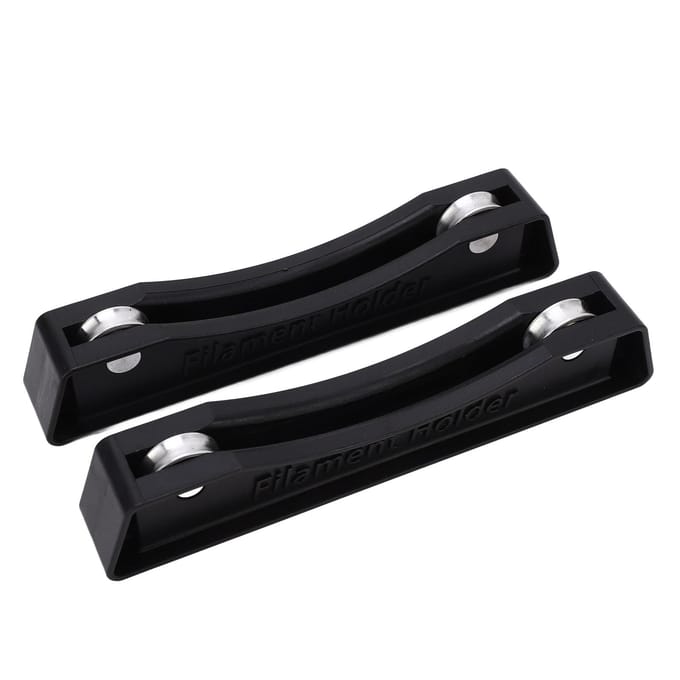 2 Stuks 3D Printer Filament Standaard Houder Spoel met Lager Verstelbaar voor FDM PLA ABS Rollen black