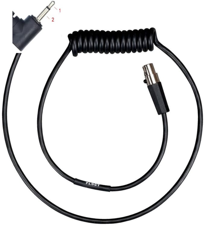 3M Peltor FL6BS LiteCom kabel 2-polig 2,5mm mono voor headset