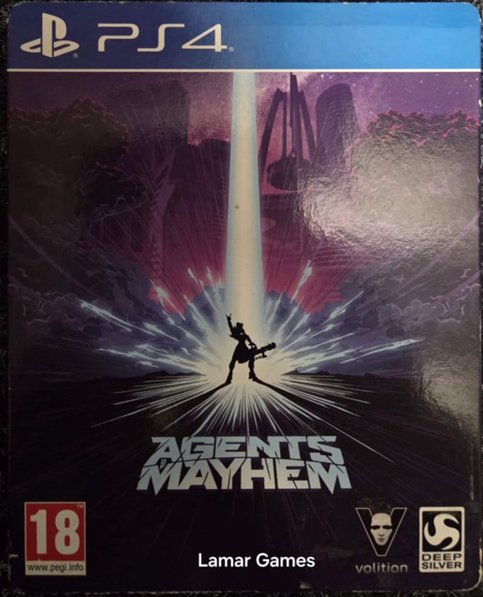 Agents of Mayhem steelcase (Ps4 tweedehands game)