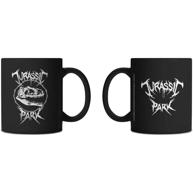 Jurassic Park Deathmetal mok - Zwart
