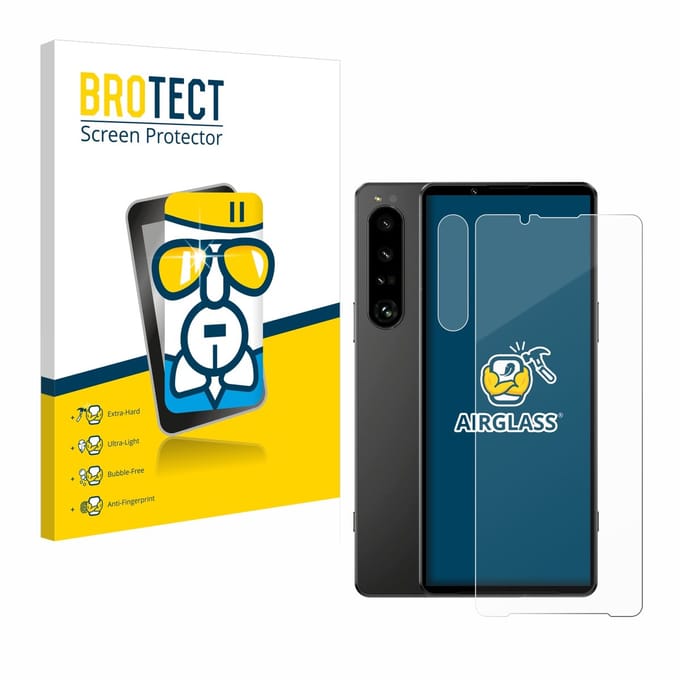 Screenprotector voor Sony Xperia 1 IV (Voor+Camera) Beschermglas transparant