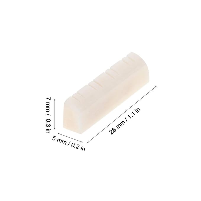 3-delige set Duurzame snaarmoer voor 8-snarige mandoline Instrument Vervanging Reparatie Accessoires white