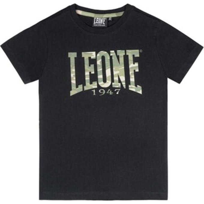 T-shirt Korte Mouw Leone 1947 Boy Short Sleeves Camouflage