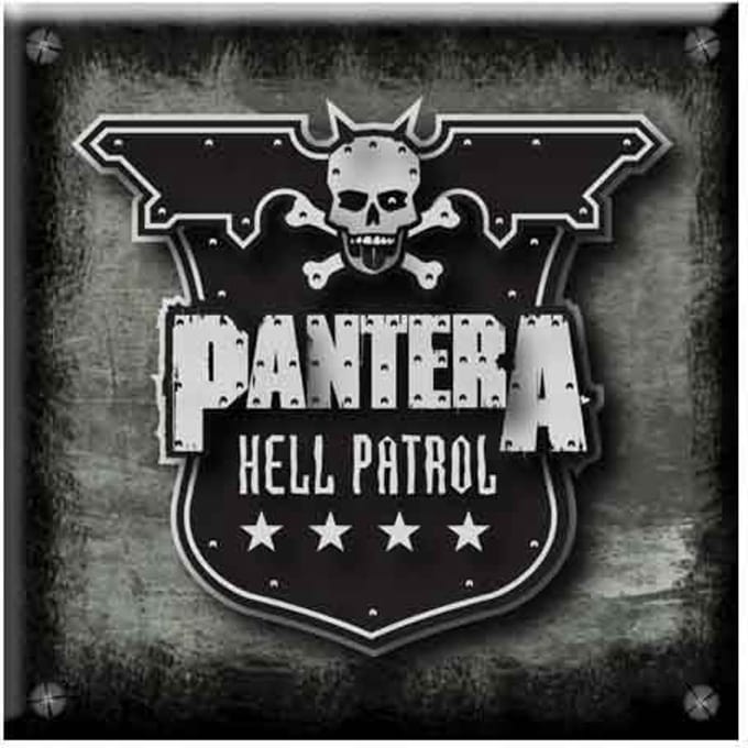 Pantera - Hell Patrol - Koelkast Magneet - 7.5 x 7.5 cm