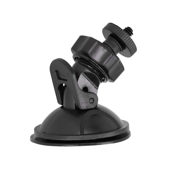 Autocamera Zuignap Mount 1/4 inch Schroef Voorruit Houder Adapter voor DV GPS Zwart gray
