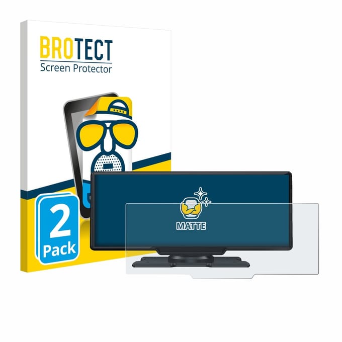 BROTECT - Screenprotector voor Lamto 9.26" wireless carplay - Folie Beschermfolie matte 2 Stuks