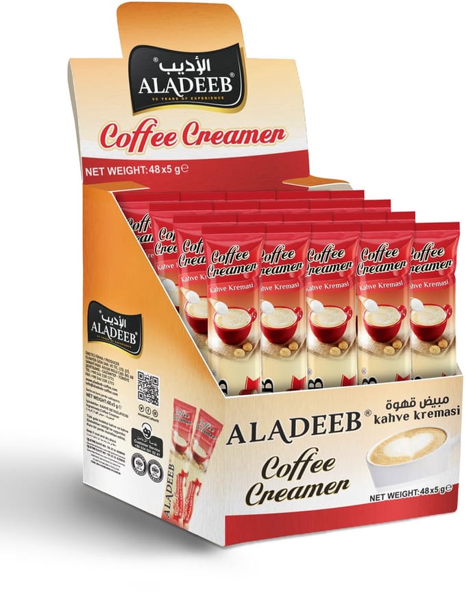 Aladeeb Premium - Coffee Creamer Voordeelverpakking - 48 x 5 gr