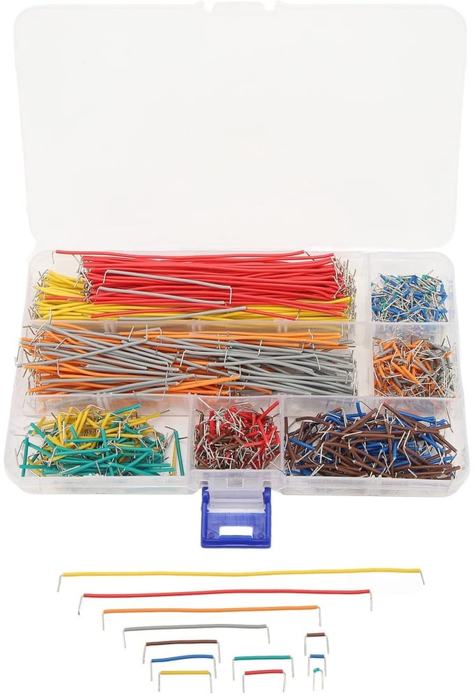Allecto - 840PCS Breadboard Jumper Wire Kit - Inclusief Opslagdoos voor Elektronische Projecten