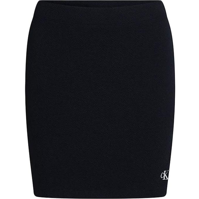Rok van Calvin Klein voor dames, gemaakt van seersucker