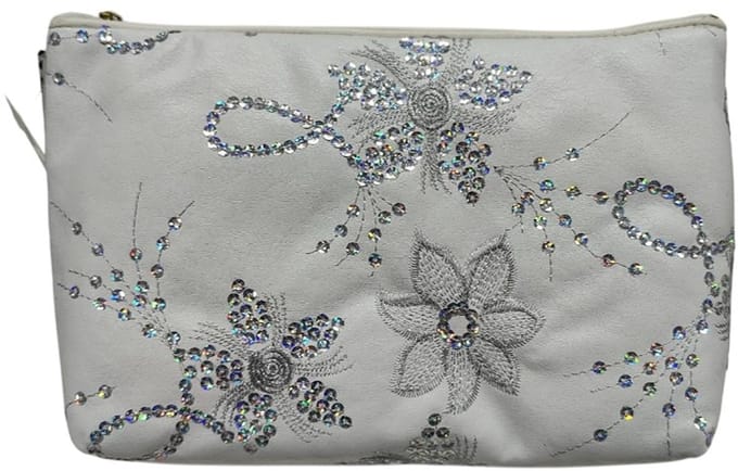 Vagabond - Toilettas - Medium Sack - "Diva White" - afmeting 28 x 8 x 16 cm.
