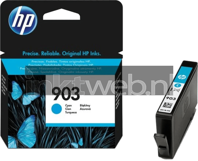 HP Inktcartridge 903 (T6L87AE) Cyaan