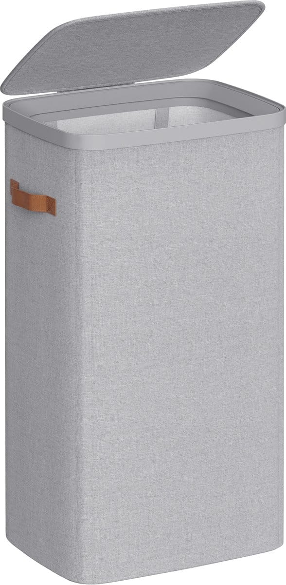 SONGMICS - Wasmand - Wassorteerder - Met Deksel en Handgrepen - 100L wasmand - Grote Capaciteit