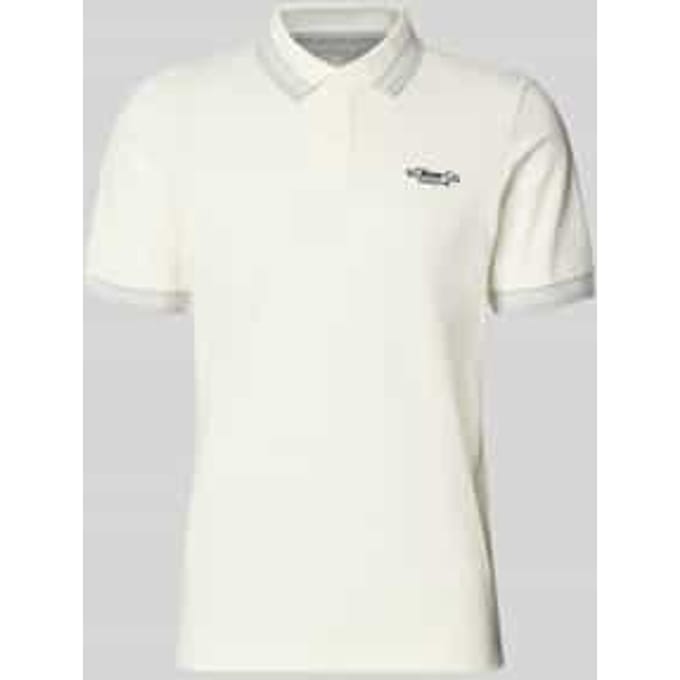 s.Oliver  Poloshirts Offwhite Maat: XL | Poloshirts Outlet | Heren | Wit