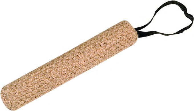 Hondenspeelgoed Sisal Dummie met Lus - Bruin - 20 x 4 x 4 cm
